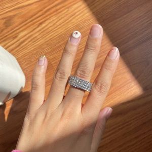 Swarovski element CZ diamond ring